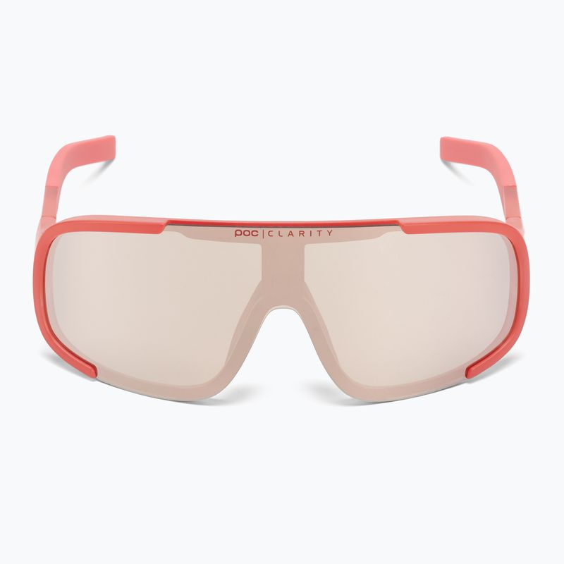 Ochelari de protecție pentru bicicletă POC Aspire ammolite coral translucent/clarity trail silver 3