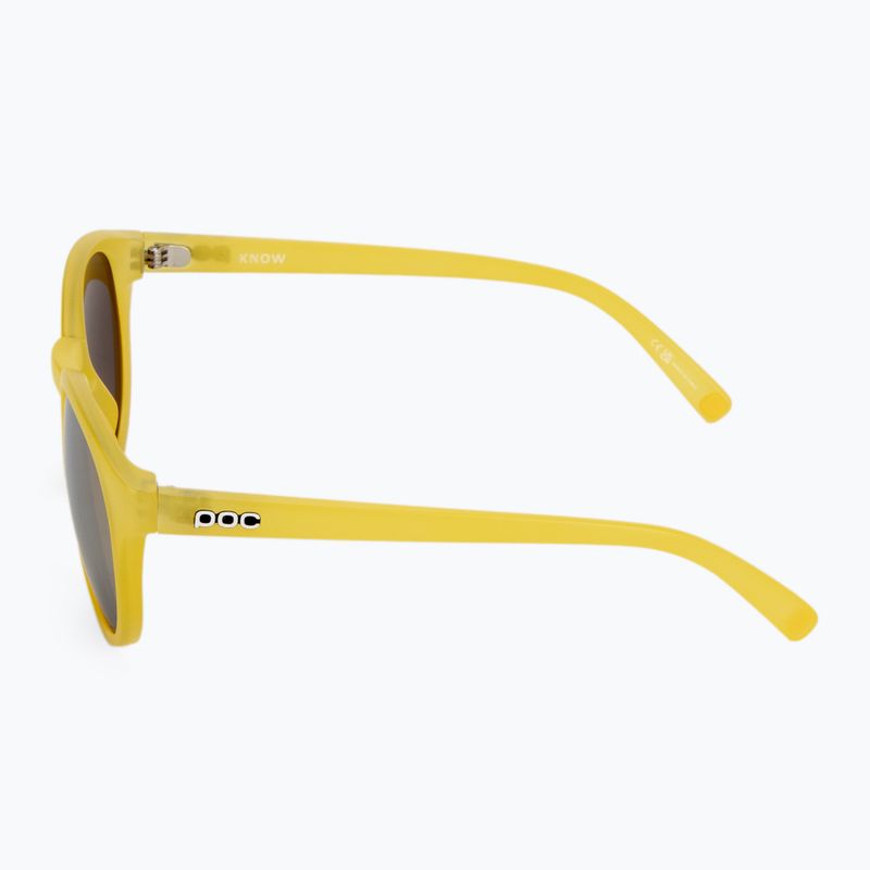 Ochelari de soare POC Know aventurine yellow translucent/clarity road silver 4