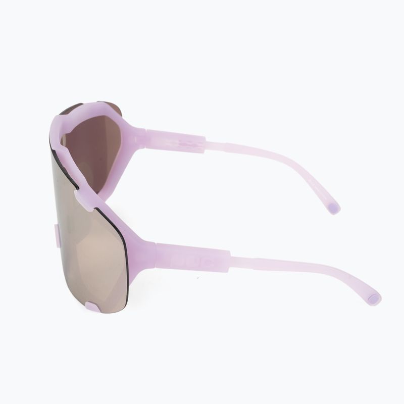 Ochelari de protecție pentru bicicletă POC Devour purple quartz translucent/clarity road silver 5