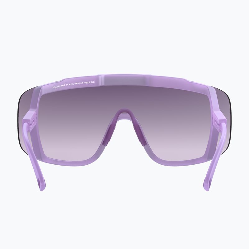 Ochelari de protecție pentru bicicletă POC Devour purple quartz translucent/clarity road silver 8