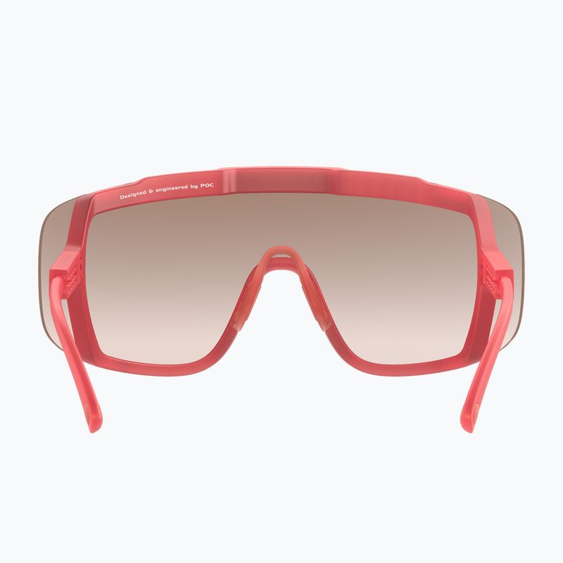 Ochelari de protecție pentru bicicletă POC Devour ammolite coral translucent/clarity trail silver 8