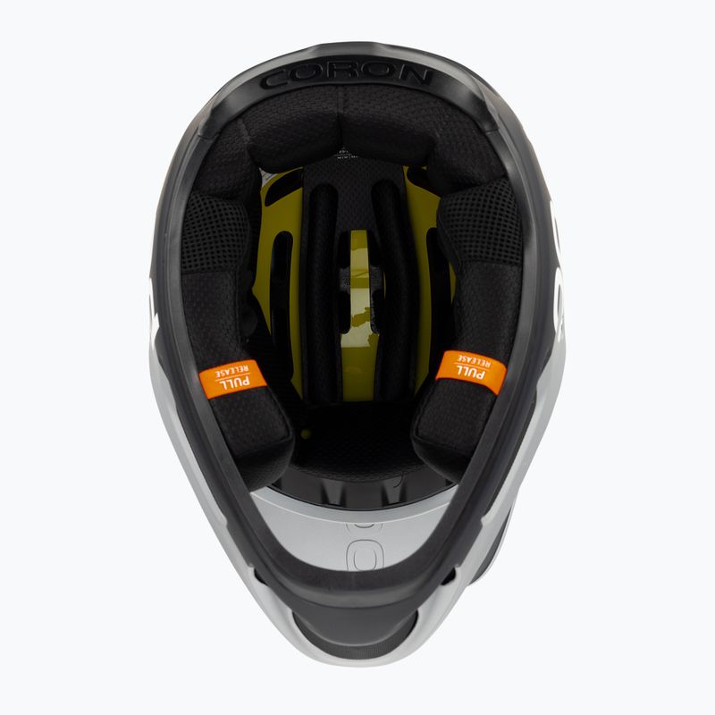 Cască de bicicletă POC Coron Air MIPS argentite silver/uranium black matt 5