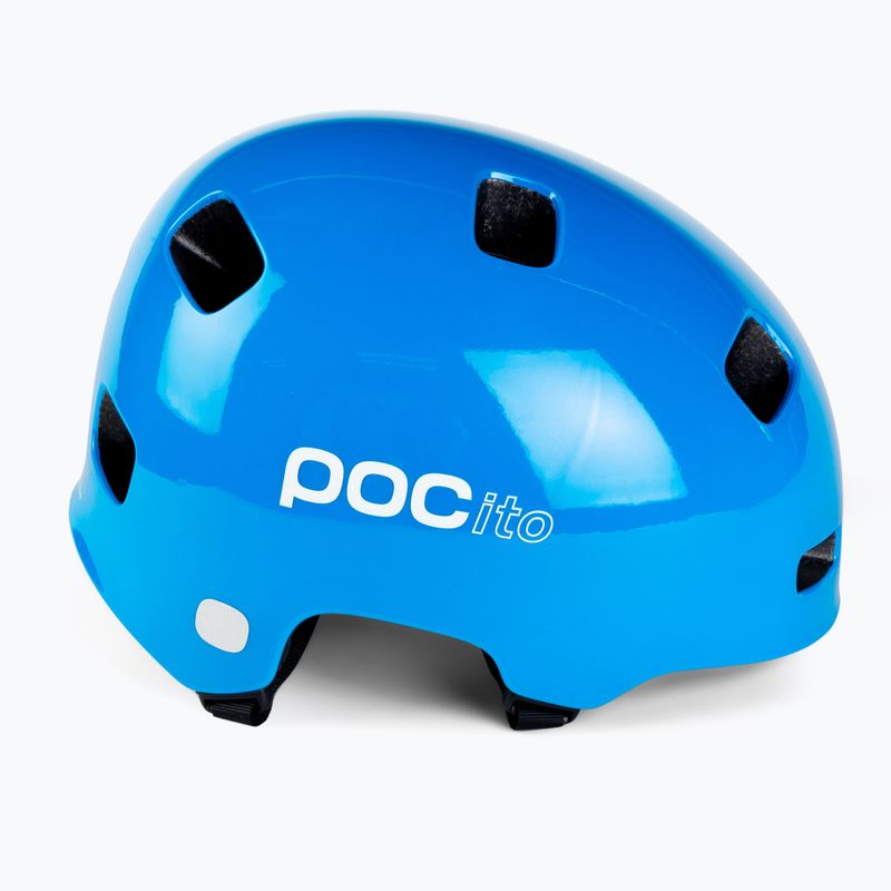 Cască de bicicletă pentru copii POC POCito Crane MIPS fluorescent blue 3