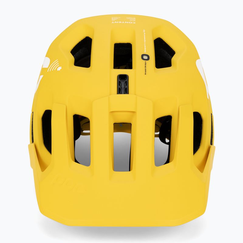 Cască de bicicletă POC Kortal Race MIPS aventurine yellow matt 2