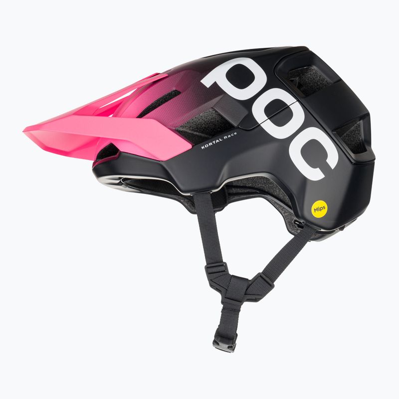 POC Kortal Race MIPS cască de bicicletă POC Kortal Race MIPS roz fluorescent/ negru uraniu mat 5