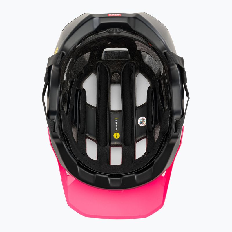 POC Kortal Race MIPS cască de bicicletă POC Kortal Race MIPS roz fluorescent/ negru uraniu mat 7