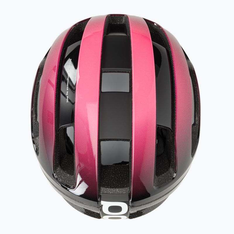 Cască de bicicletă POC Omne Lite fluorescent pink/uranium black 6