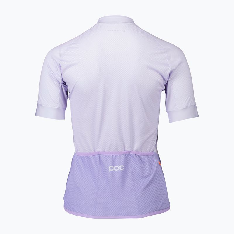 Tricoul de ciclism pentru femei POC Essential Road Logo purple amethyst/purple quartz 2