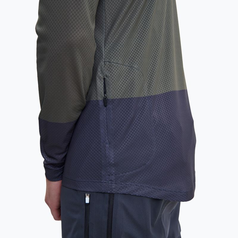 Longsleeve de ciclism pentru bărbați POC MTB Pure epidote green/sylvanite grey 4