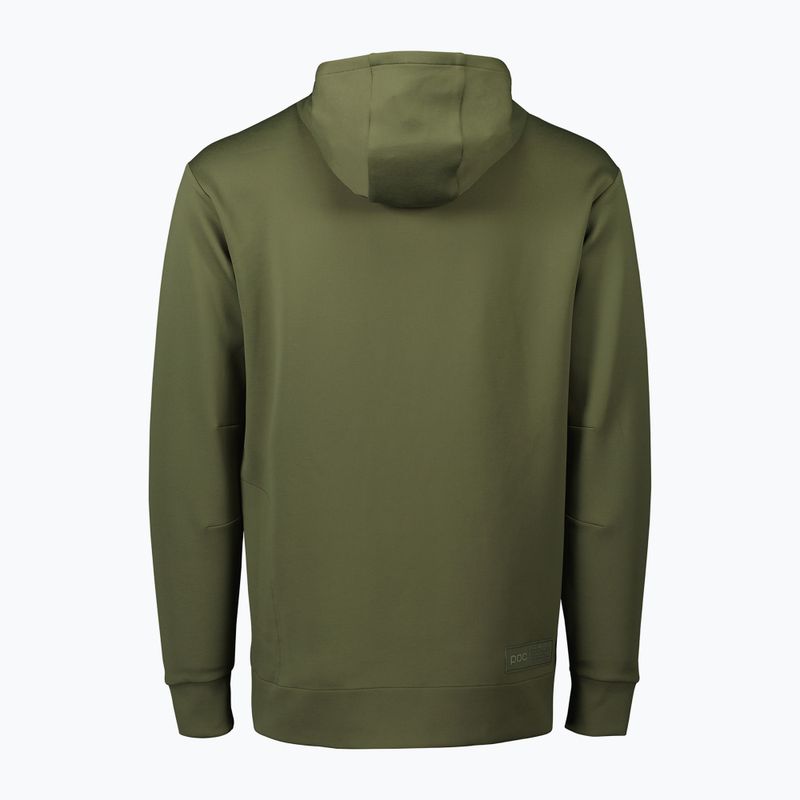 Tricou de trekking pentru bărbați POC Poise Hoodie epidote green 5