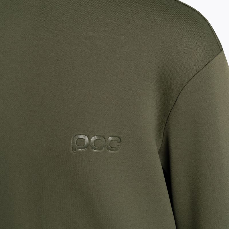 Pulover de ciclism pentru copii POC Essential MTB Hoodie epidote green 3