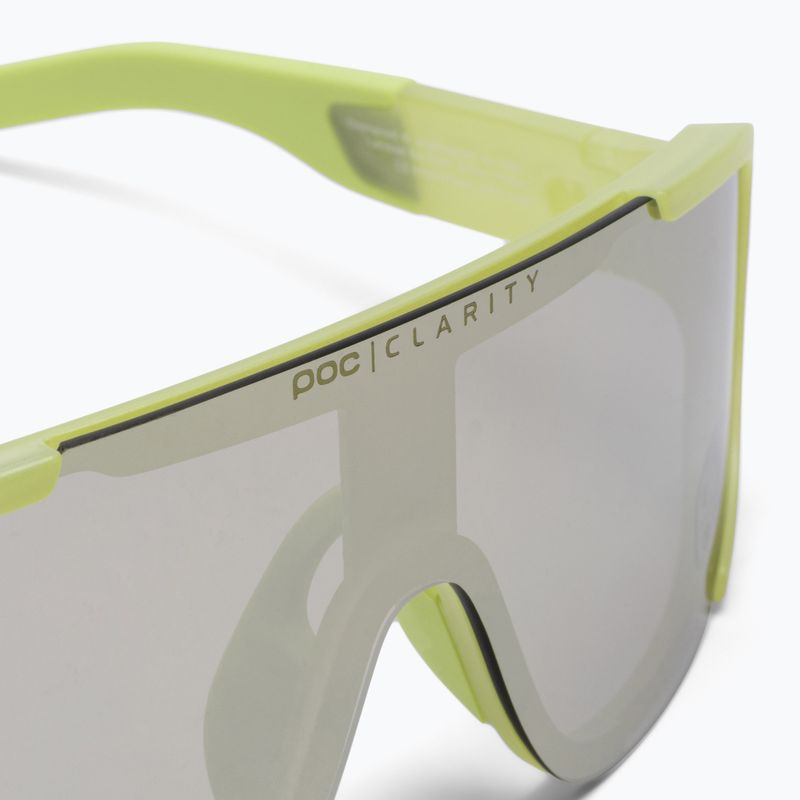 Ochelari de protecție pentru bicicletă POC Aspire lemon calcite translucent/clarity define silver 4
