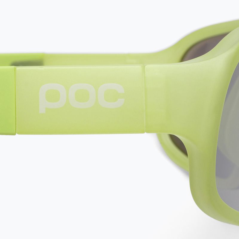 Ochelari de protecție pentru bicicletă POC Aspire lemon calcite translucent/clarity define silver 5