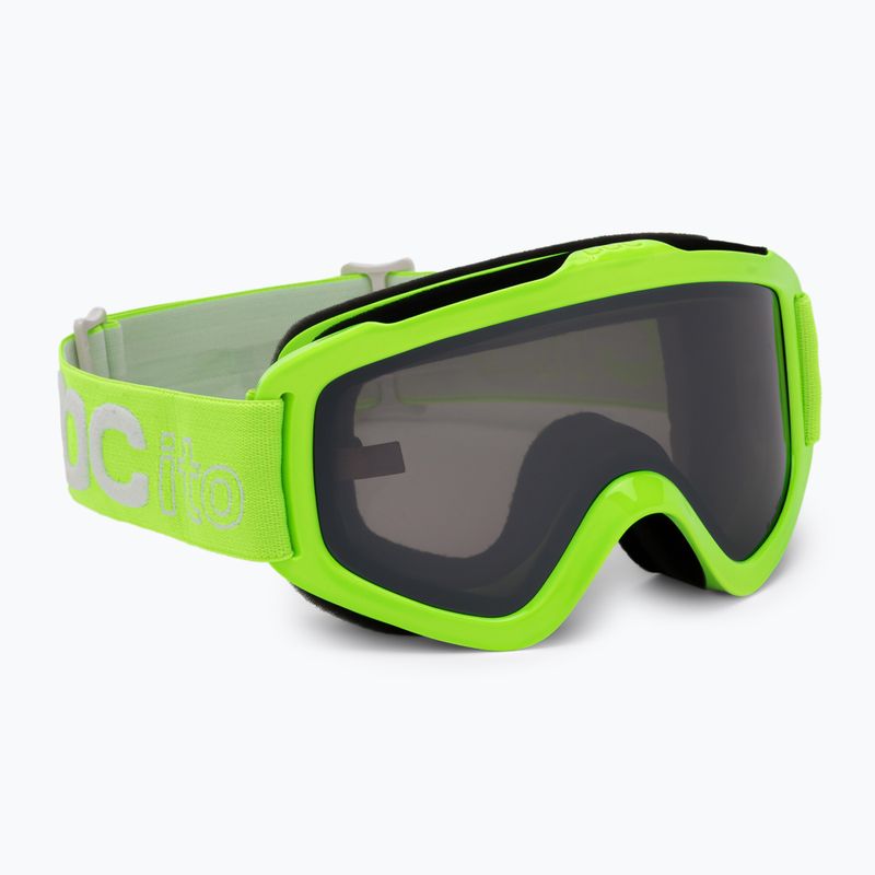 Ochelari de schi pentru copii POC POCito Iris fluorescent yellow/green/clarity pocito