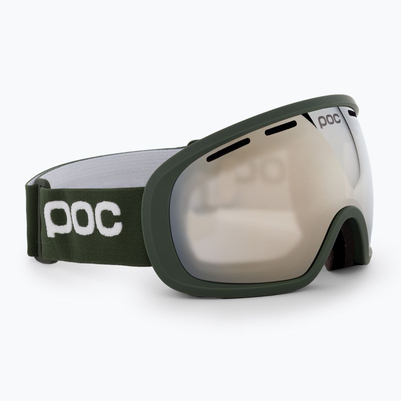Ochelari de schi POC Fovea Clarity epidote green/clarity define/spektris ivory