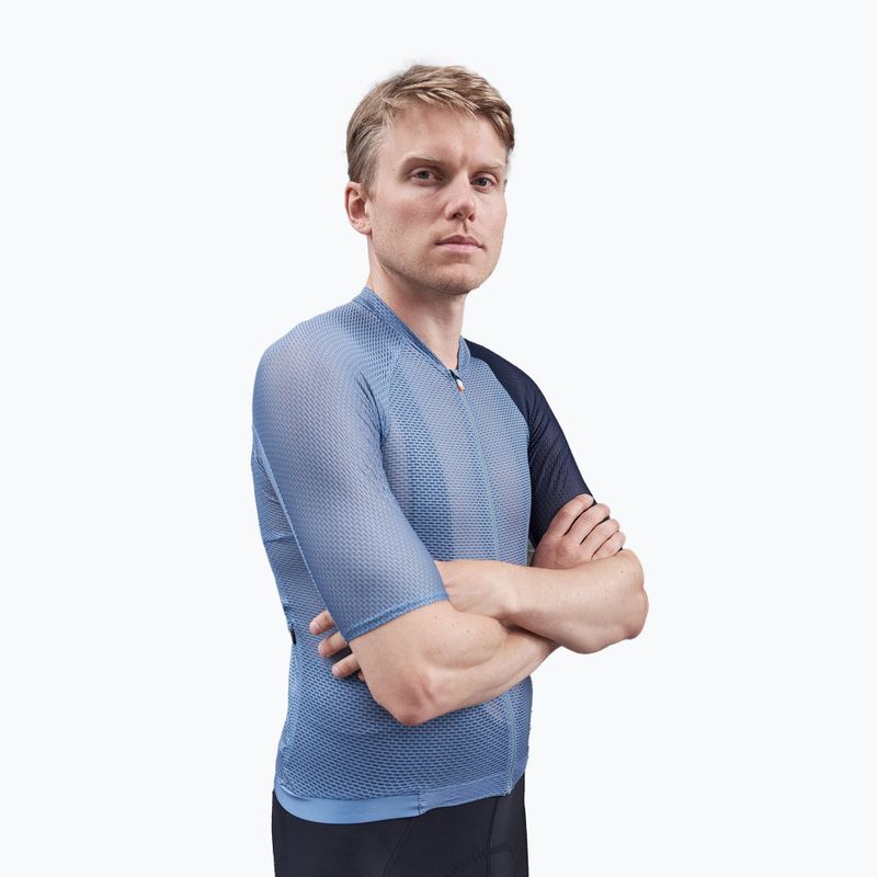 Tricoul de ciclism pentru bărbați POC Air calcite blue/turmaline navy 3