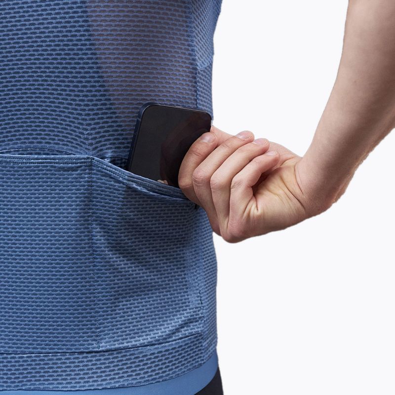 Tricoul de ciclism pentru bărbați POC Air calcite blue/turmaline navy 6