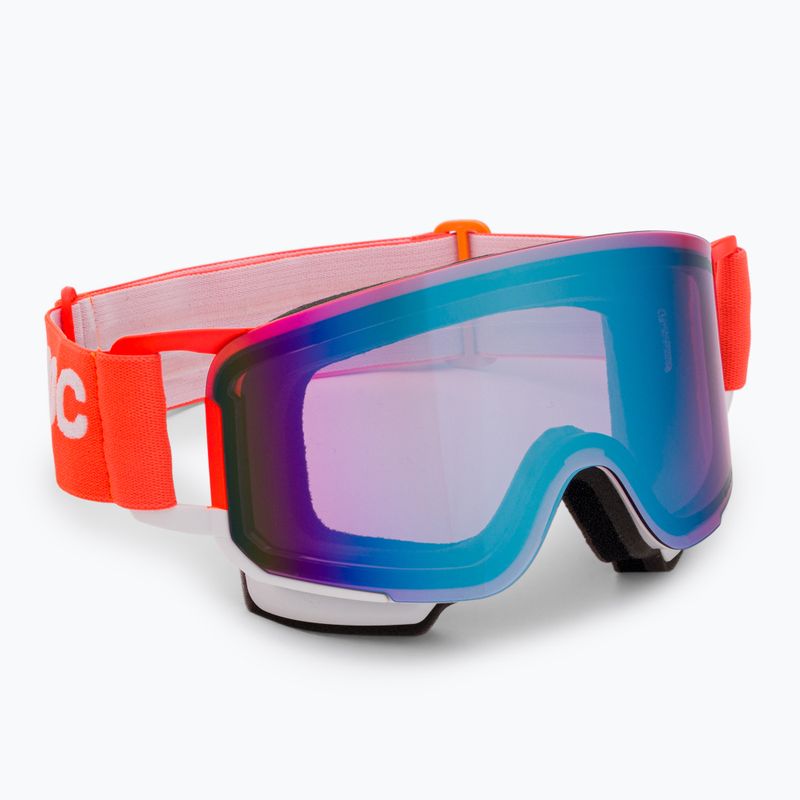 Ochelari de schi POC Nexal Clarity Comp fluorescent orange/hydrogen white/spektris blue 2