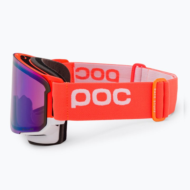 Ochelari de schi POC Nexal Clarity Comp fluorescent orange/hydrogen white/spektris blue 5