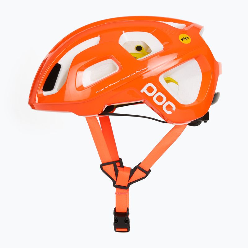 Cască de bicicletă POC Octal MIPS fluorescent orange avip 3
