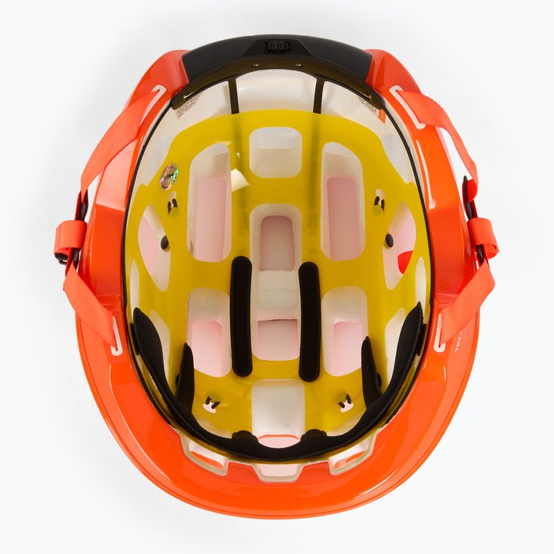 Cască de bicicletă POC Octal MIPS fluorescent orange avip 5