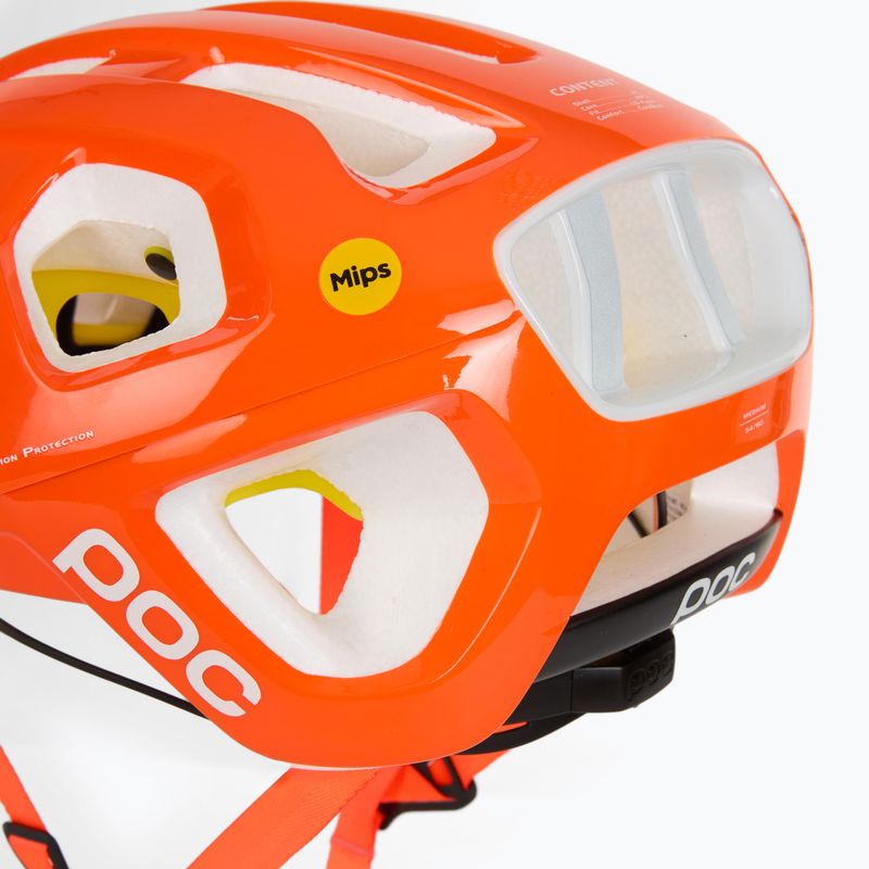 Cască de bicicletă POC Octal MIPS fluorescent orange avip 7