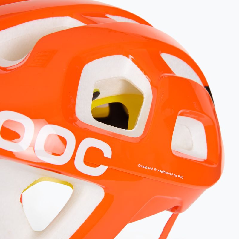 Cască de bicicletă POC Octal MIPS fluorescent orange avip 8