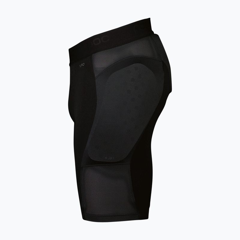 Pantaloni scurți de ciclism pentru bărbați cu protecții POC Oseus VPD uraniu negru 2