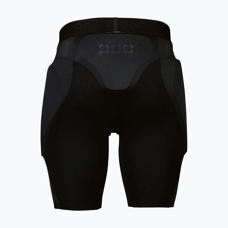 Pantaloni scurți de ciclism pentru bărbați cu protecții POC Oseus VPD uraniu negru 3