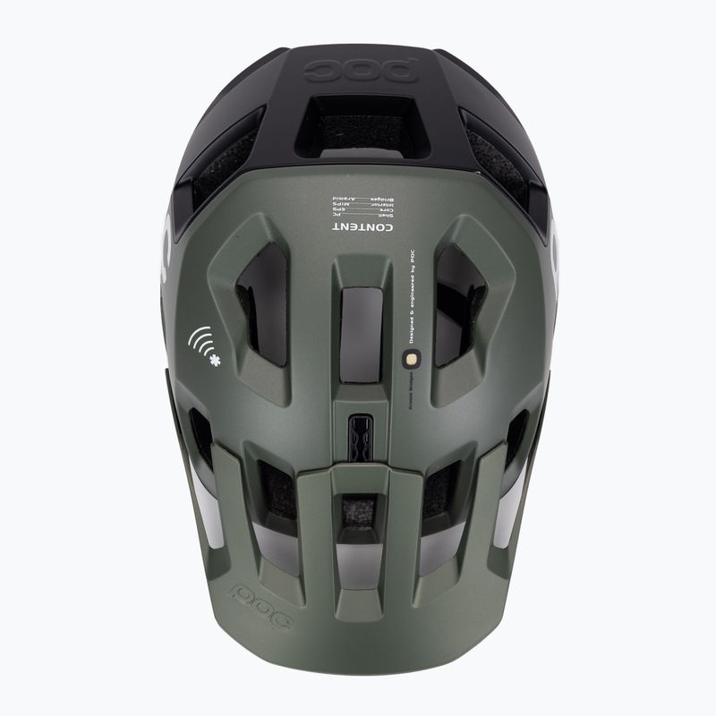 Cască de bicicletă POC Kortal Race MIPS epidote green/uranium black metallic/matt 6