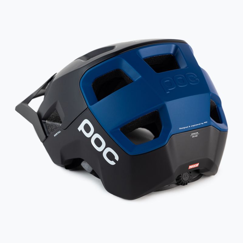 Cască de bicicletă POC Kortal uranium black/opal blue metallic/matt 4