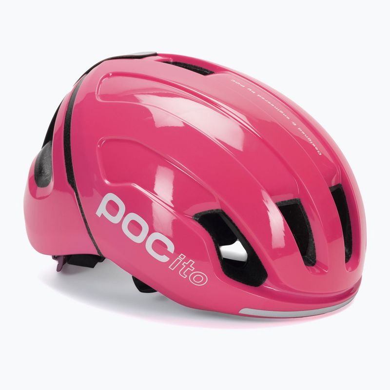 Cască de bicicletă pentru copii POC POCito Omne MIPS fluorescent pink