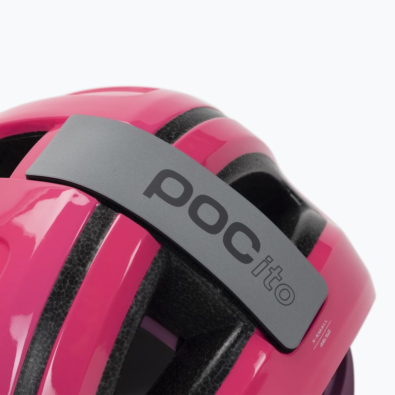 Cască de bicicletă pentru copii POC POCito Omne MIPS fluorescent pink 7