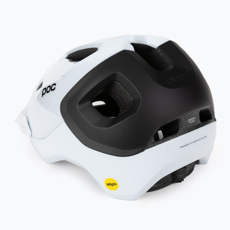 Cască de bicicletă POC Axion Race MIPS hydrogen white/uranium black matt 4