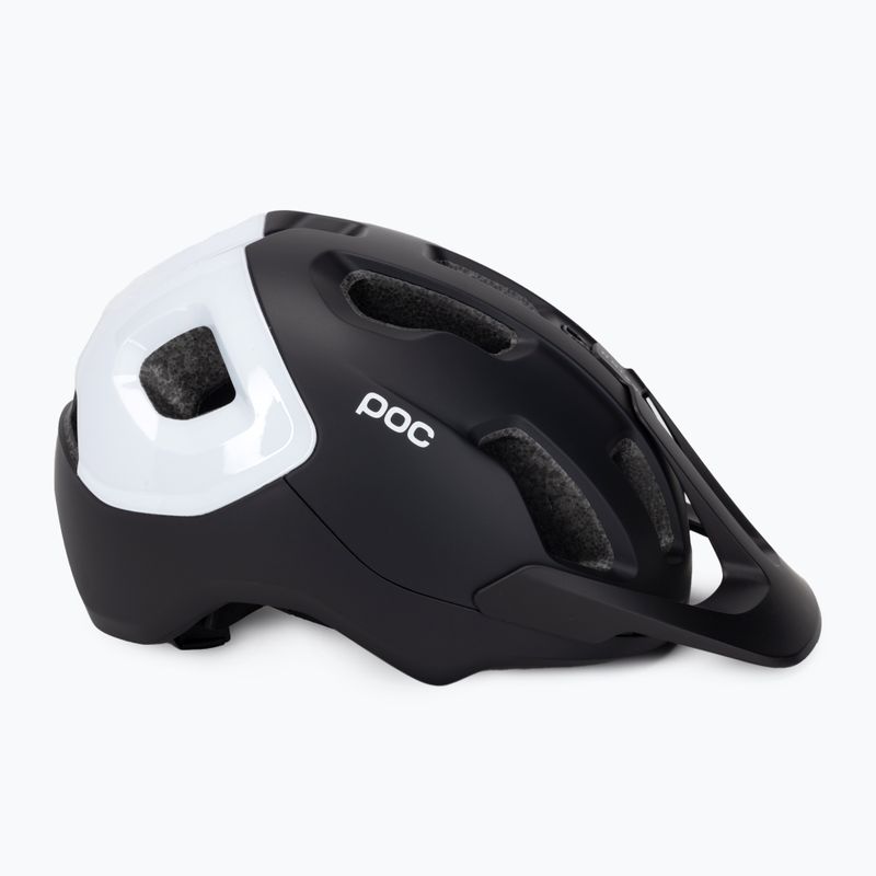 Cască de bicicletă POC Axion Race MIPS uranium black matt/hydrogen white 3