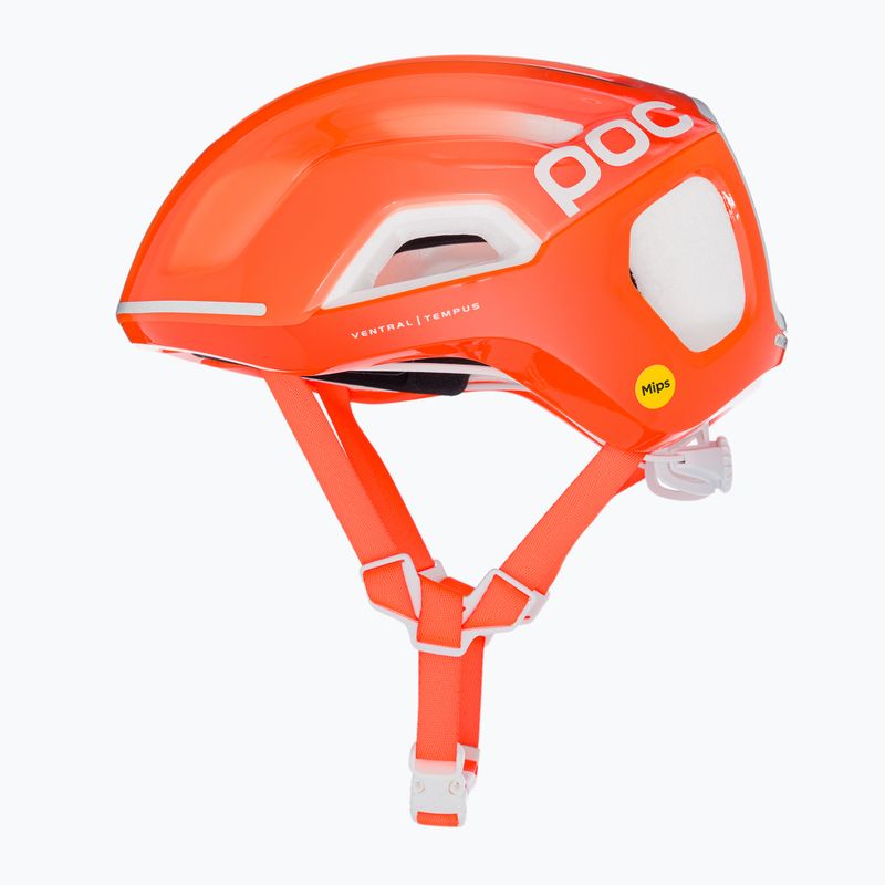 Cască de bicicletă POC Ventral Tempus MIPS portocalie fluorescentă avip 5