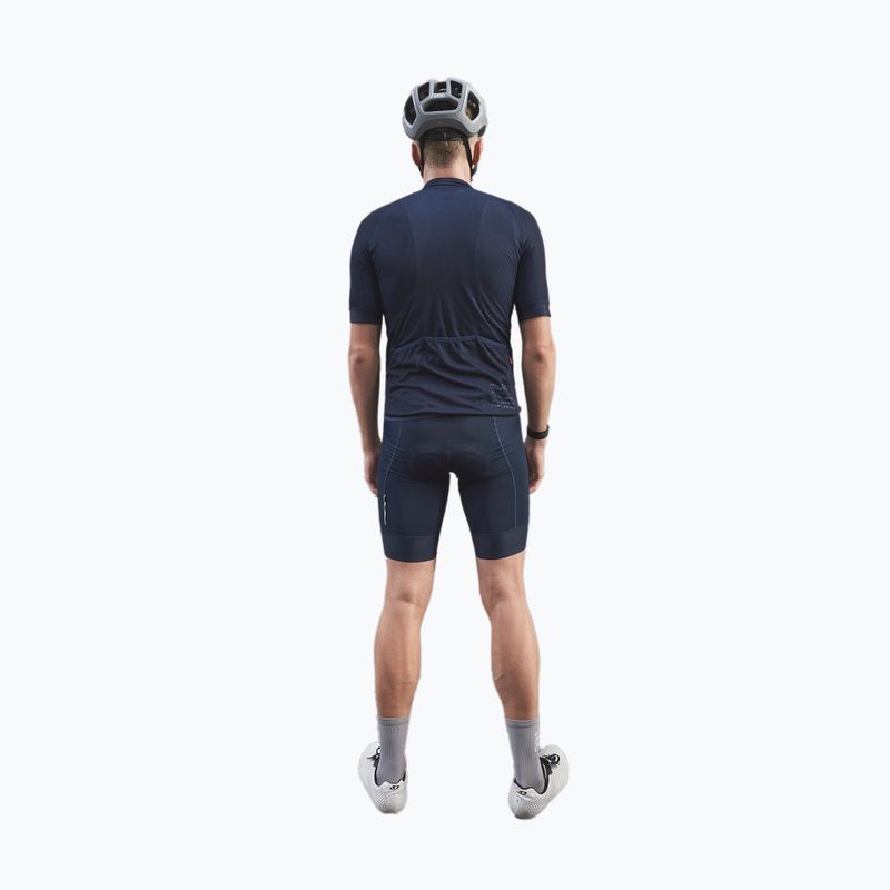 Tricoul de ciclism pentru bărbați POC Essential Road Logo turmaline navy 3