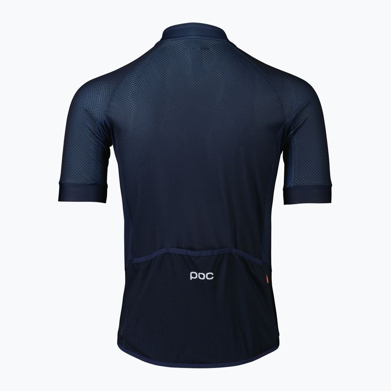 Tricoul de ciclism pentru bărbați POC Essential Road Logo turmaline navy 7