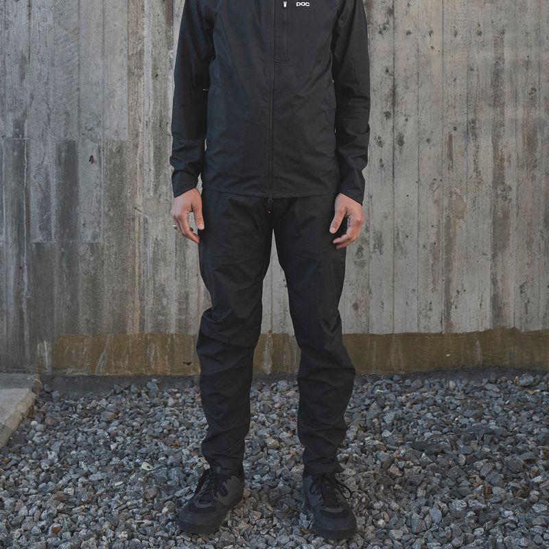 Pantaloni de ciclism pentru bărbați POC Motion Rain uranium black 8