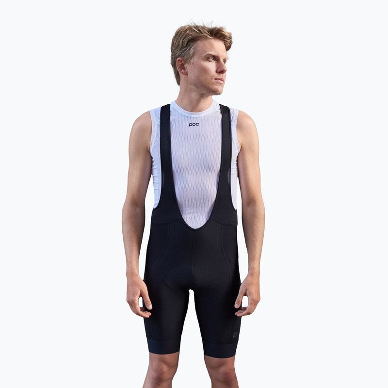 Pantaloni scurți de ciclism pentru bărbați POC Rove Cargo VPDs Bib Shorts uranium black