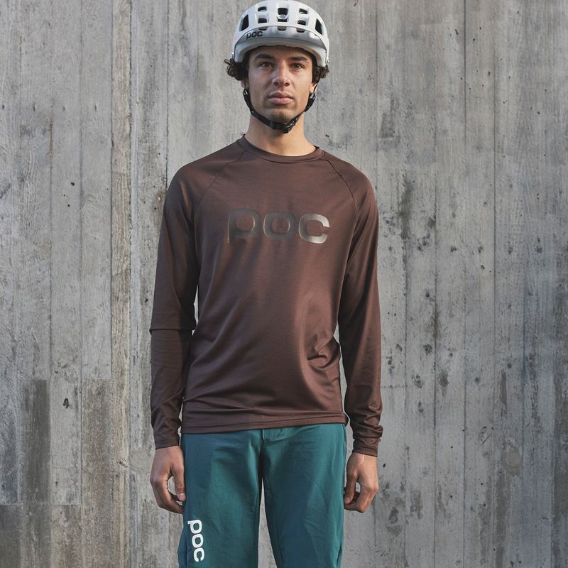 Bărbați de ciclism cu mânecă lungă POC Reform Enduro Jersey axinite brown 5