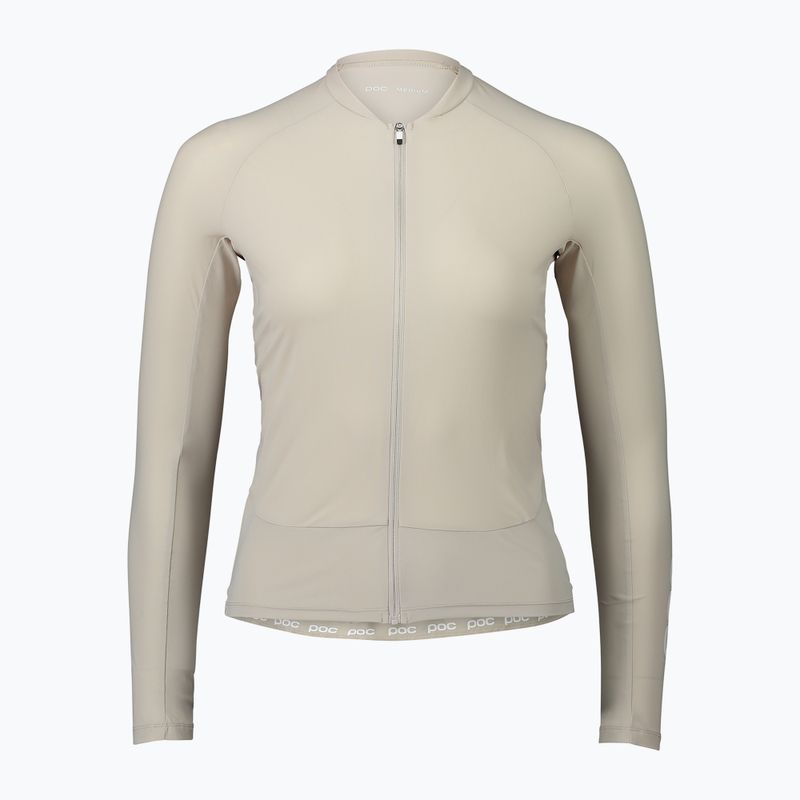 Femei ciclism cu mânecă lungă POC Essential Road light sandstone beige