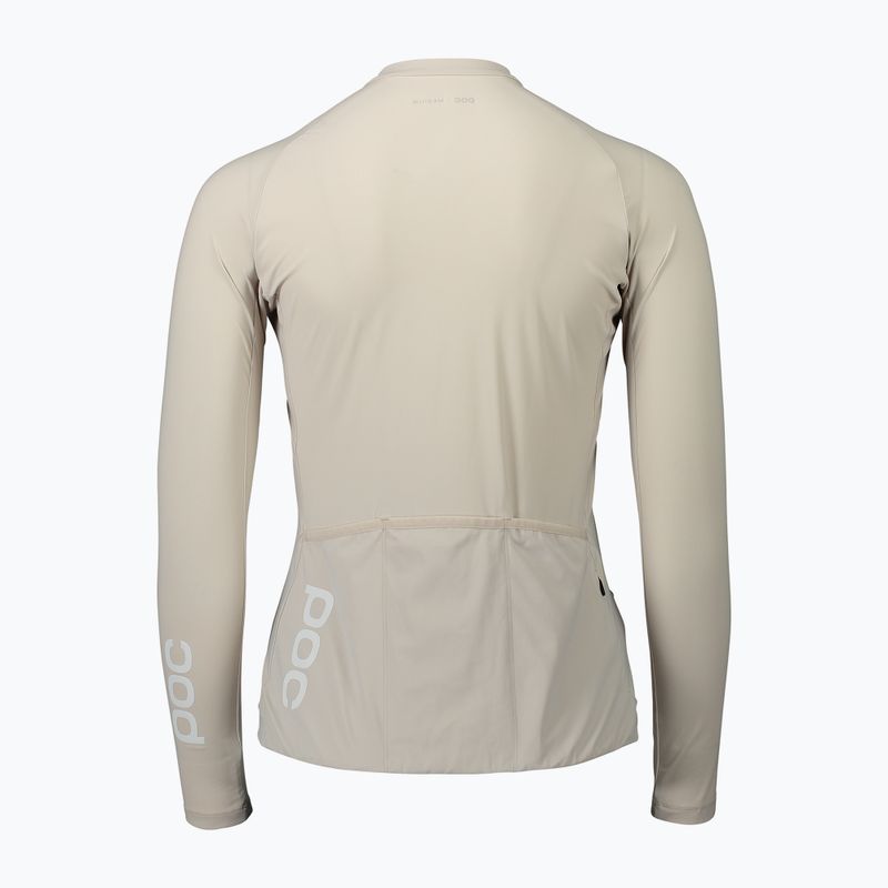 Femei ciclism cu mânecă lungă POC Essential Road light sandstone beige 2