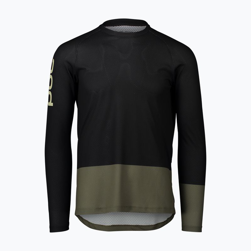 Bărbați de ciclism cu mânecă lungă POC MTB Pure uranium black/epidote green