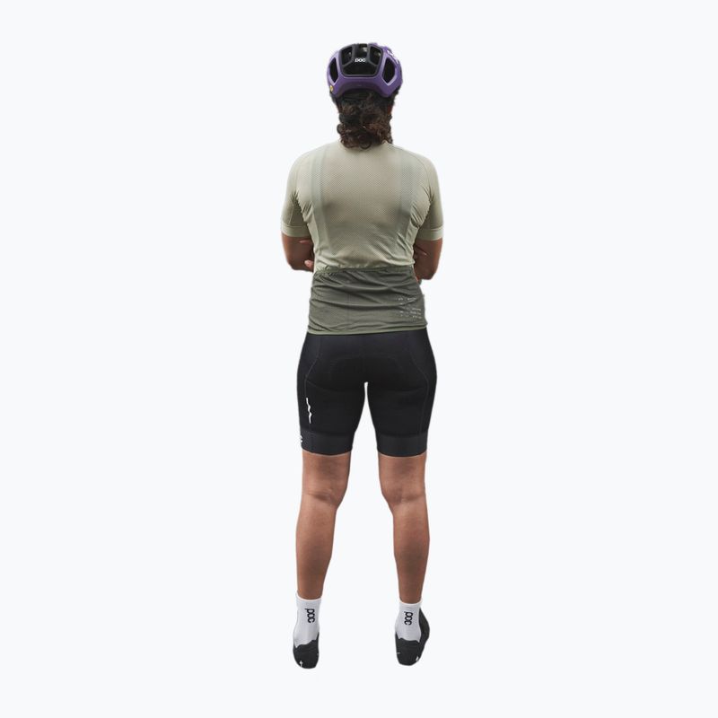 Tricoul de ciclism pentru femei POC Essential Road Logo prehnite green/epidote green 2