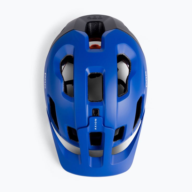Cască de bicicletă POC Axion SPIN natrium blue matt 6