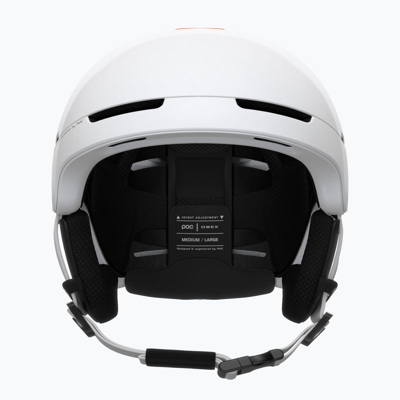 Cască de schi POC Obex BC MIPS hydrogen white/fluorescent orange avip 11