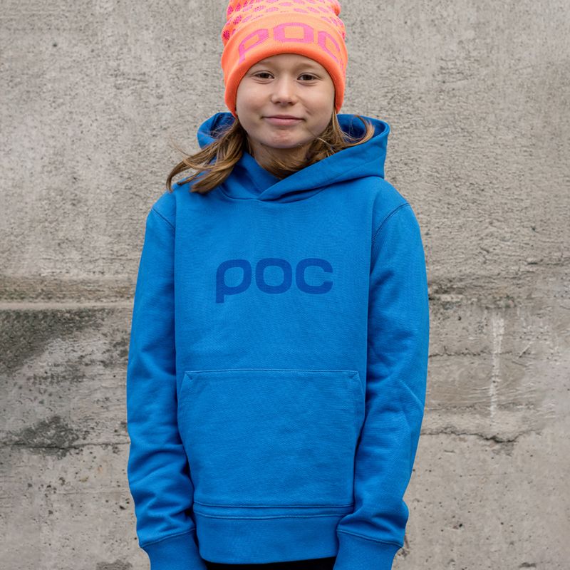 Pulover de trekking pentru copii POC 61609 Hood natrium blue 3