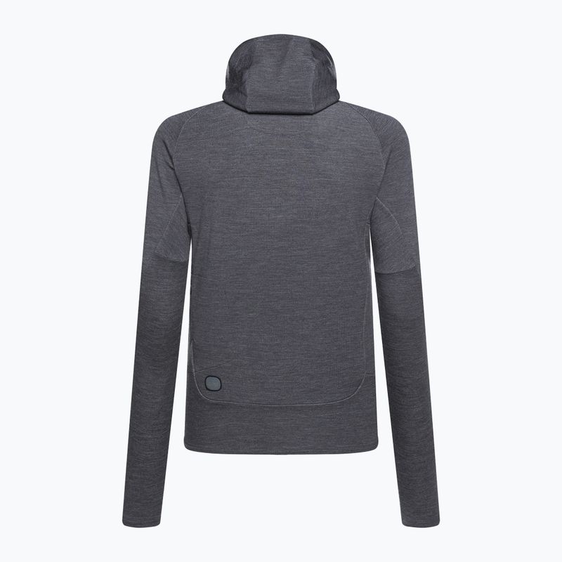 Tricou de trekking pentru bărbați POC Merino Zip Hood sylvanite grey melange 2