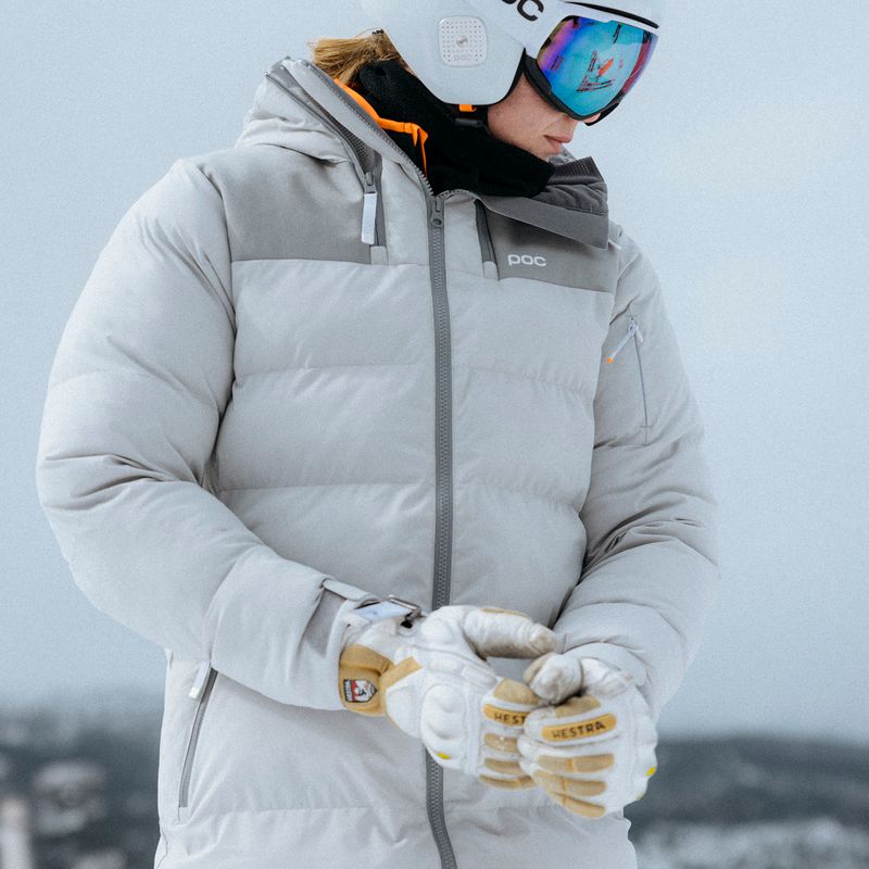 Jachetă pentru femei în jos POC Loft Parka granite grey 11